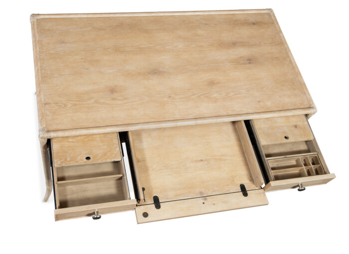 Retreat Retreat Pole Rattan Writing Desk - Image 7