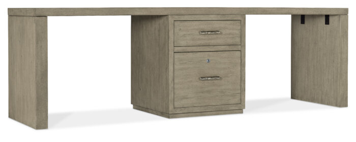 LinvleFals Linville Falls 96" Desk with One Centered File