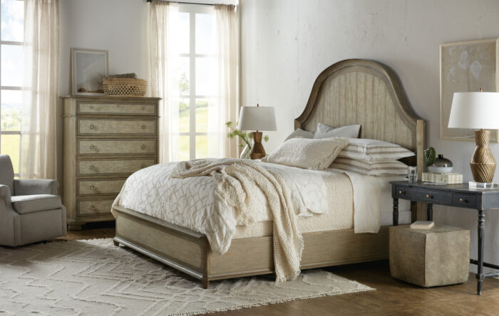 Alfresco Alfresco Lauro Queen Panel Bed with Metal - Image 2