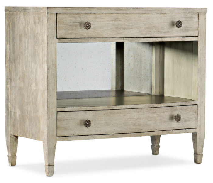 Sanctuary2 Sanctuary Gemme Two Drawer Nightstand