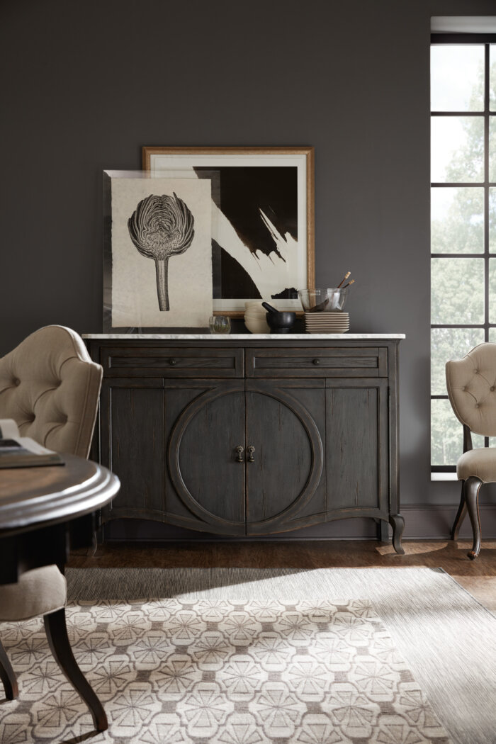 Melange Melange Four-Door Two-Drawer Credenza - Image 2