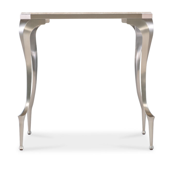 BellaDonna Bella Donna Rectangle Stone Top End Table - Image 3