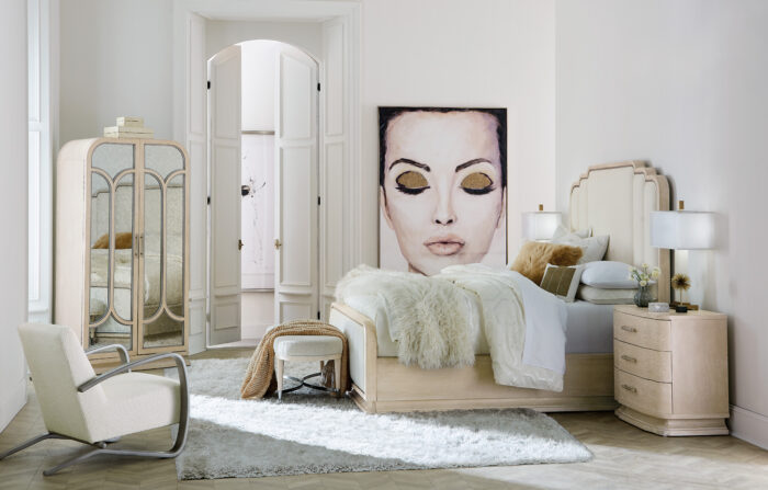 NouveaChic Nouveau Chic Upholstered Bench - Image 4