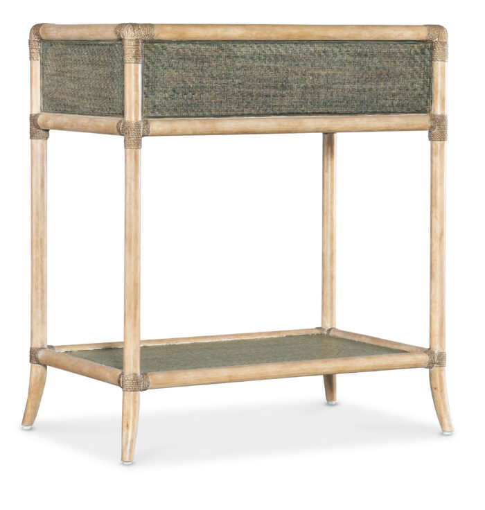 Retreat Retreat Pole Rattan Bedside Table - Image 2