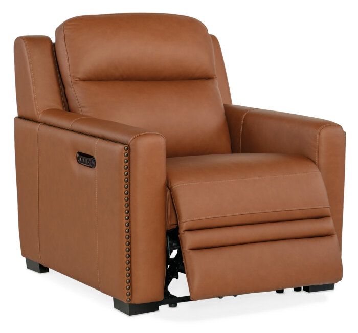 MS McKinley Power Recliner with Power Headrest & Lumbar - Image 4