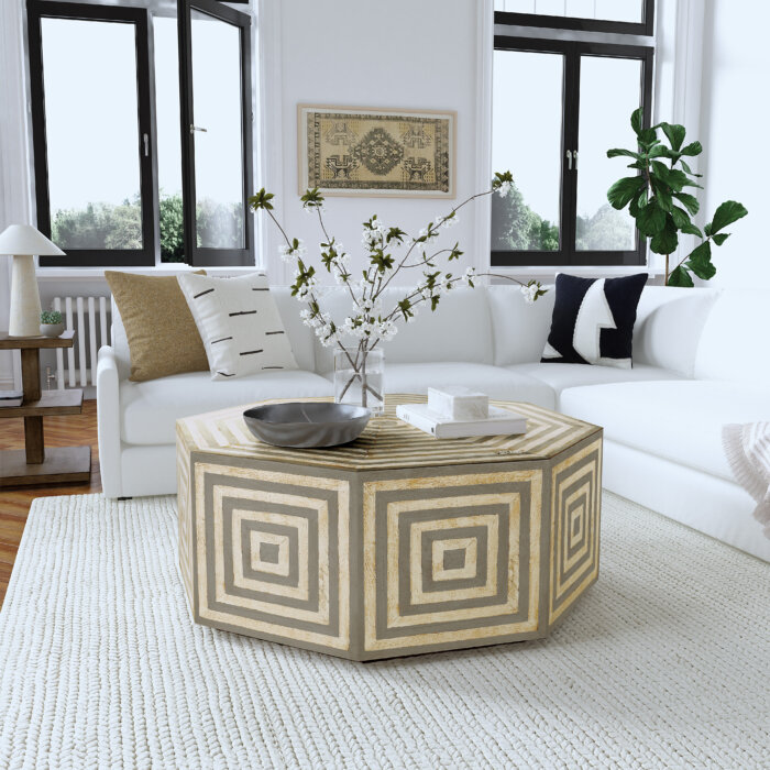 CommMarket Commerce & Market Octagonal Cocktail Table - Image 9