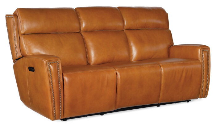 MS Ruthe ZeroG Power Sofa w/PH & Hidden Console