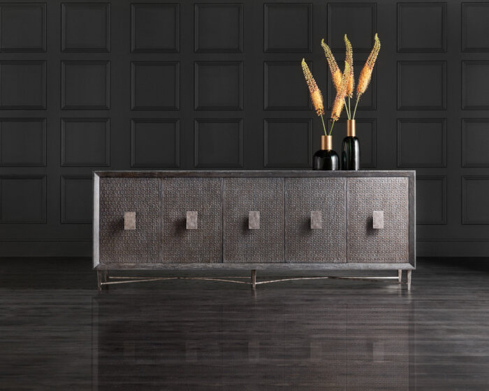 Melange Melange Keenan Five Door Credenza - Image 2
