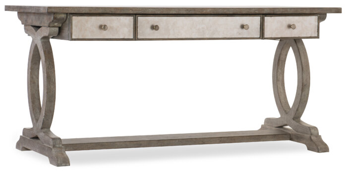 1641-10 Rustic Glam Trestle Desk