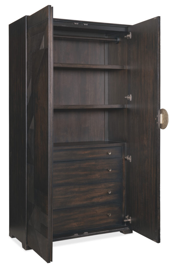 Retreat Retreat Split Rattan Wardrobe - Image 3