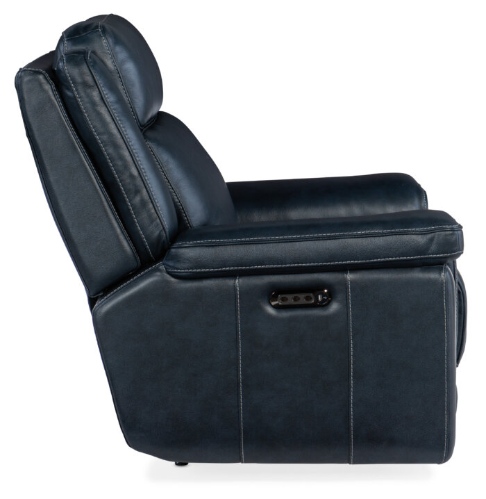 MS Montel Lay Flat Power Recliner with Power Headrest & Lumbar - Image 5