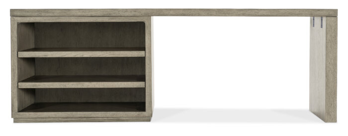 LinvleFals Linville Falls 84" Desk with Open Desk Cabinet - Image 3