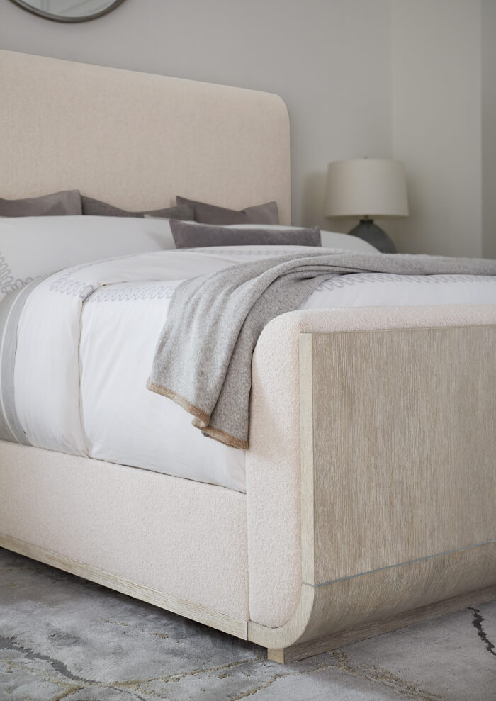 ModernMood Modern Mood Cal King Upholstered Panel Bed - Image 5