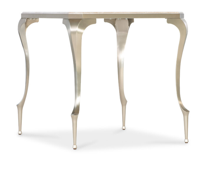 BellaDonna Bella Donna Rectangle Stone Top End Table