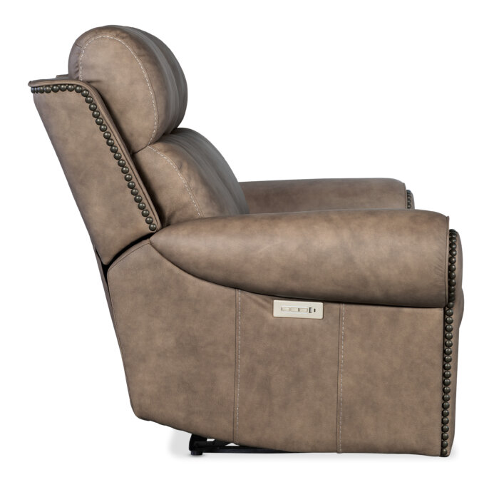 MS Duncan Power Loveseat w/Power Headrest & Lumbar - Image 6