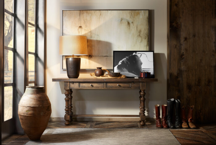 HilCountry Bluewind Flip-Top Console Table - Image 2
