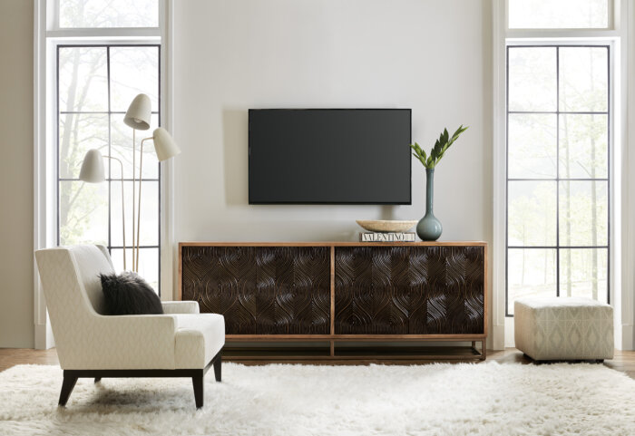 6344-55 Swirl Door Entertainment Console - Image 2