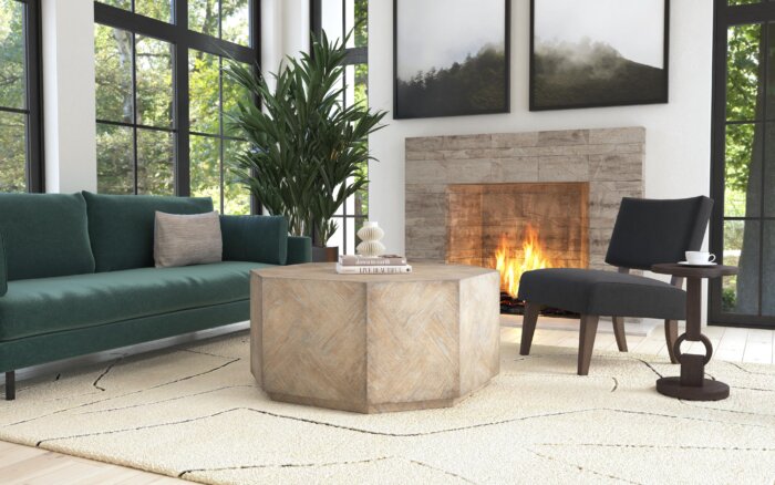 CommMarket Commerce & Market Round Side Table - Image 2