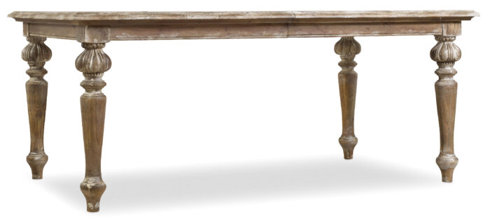 Chatelet Chatelet Rectangle Leg Dining Table with Two 18'' Leaves