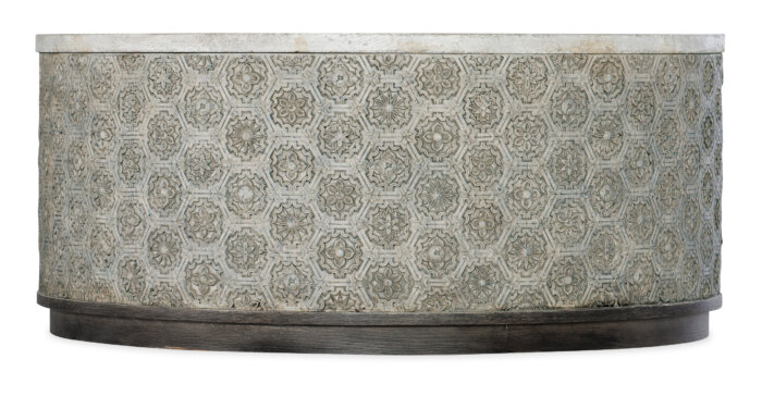 Melange Melange Greystone Round Cocktail Table