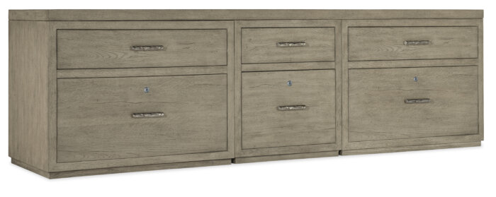 LinvleFals Linville Falls 96" Credenza with File and Two Lateral Files