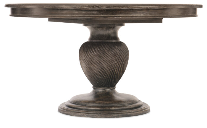 Traditions Traditions 54in Round Dining Table with One 20-inch Leaf