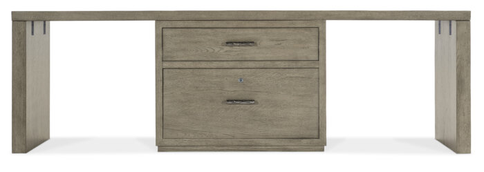 LinvleFals Linville Falls 96" Desk with Centered Lateral File - Image 3