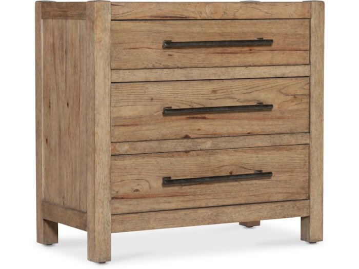 Vineyard Row Three-Drawer Nightstand