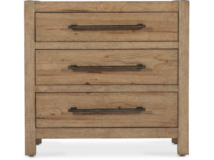 Vineyard Row Three-Drawer Nightstand - Image 2