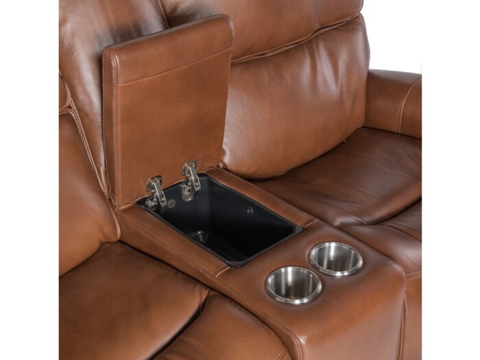 Crosby Zero Gravity Power Console Loveseat with Power Headrest and Lumbar - Image 3