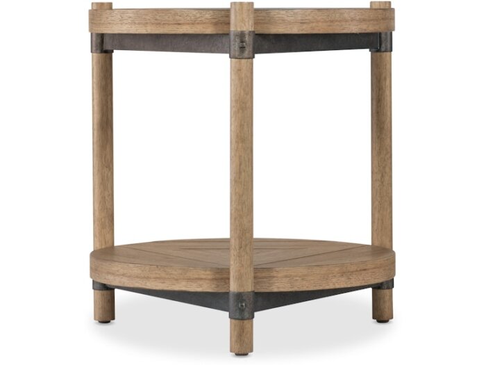 Vineyard Row Round End Table
